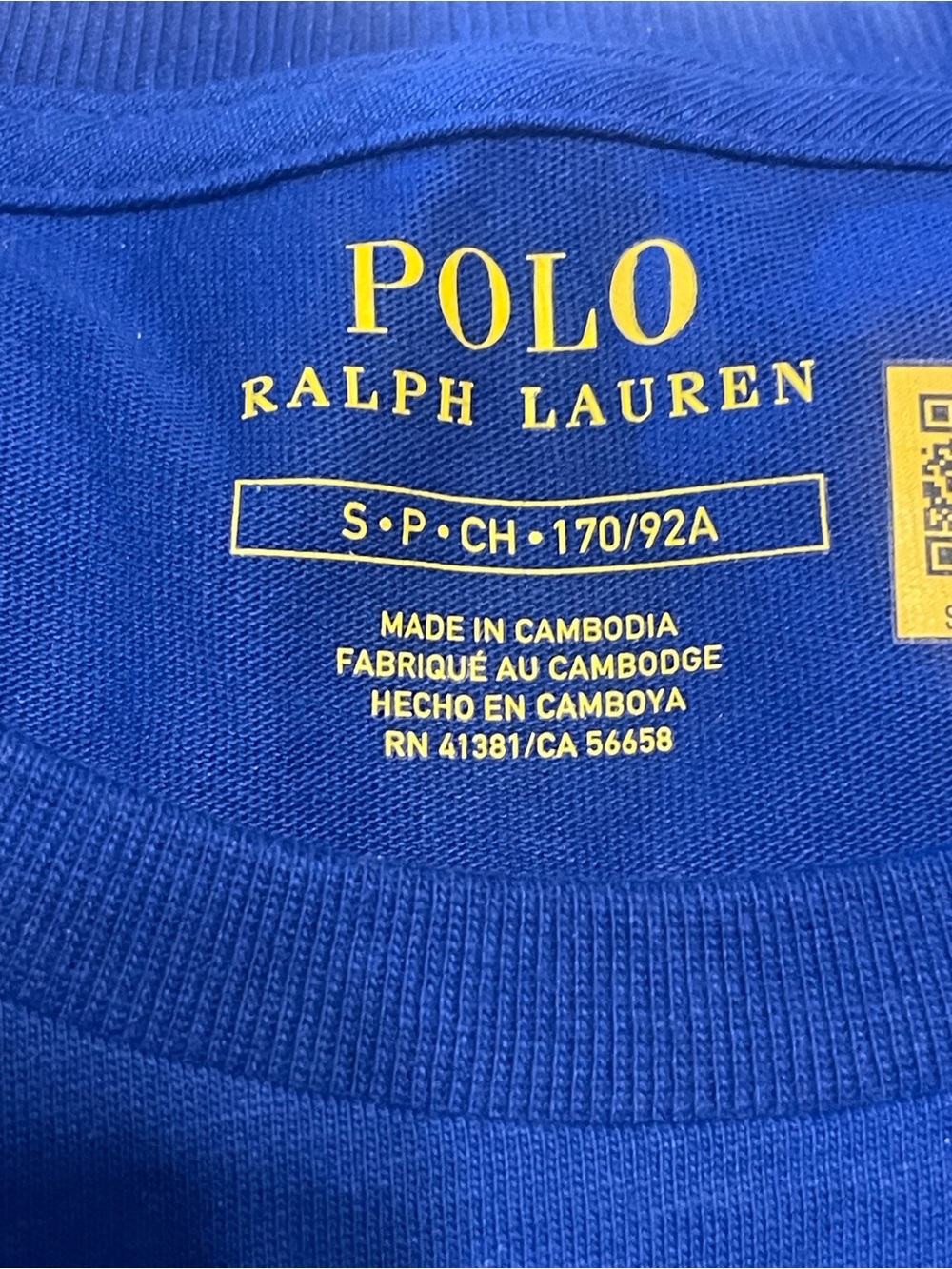 Ralph Lauren crewneck T-shirt with a pink embroidered pony logo - Picture 3 of 5